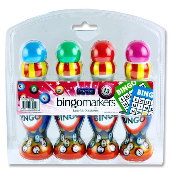 Proscribe Jumbo Assorted Bingo Markers (4)