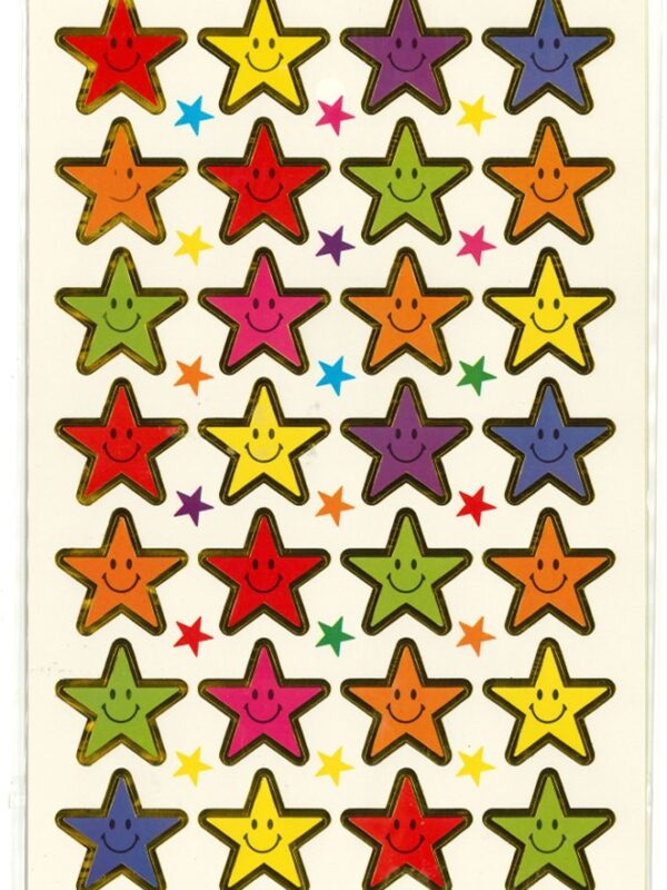 Star Face Stickers - 140 stickers