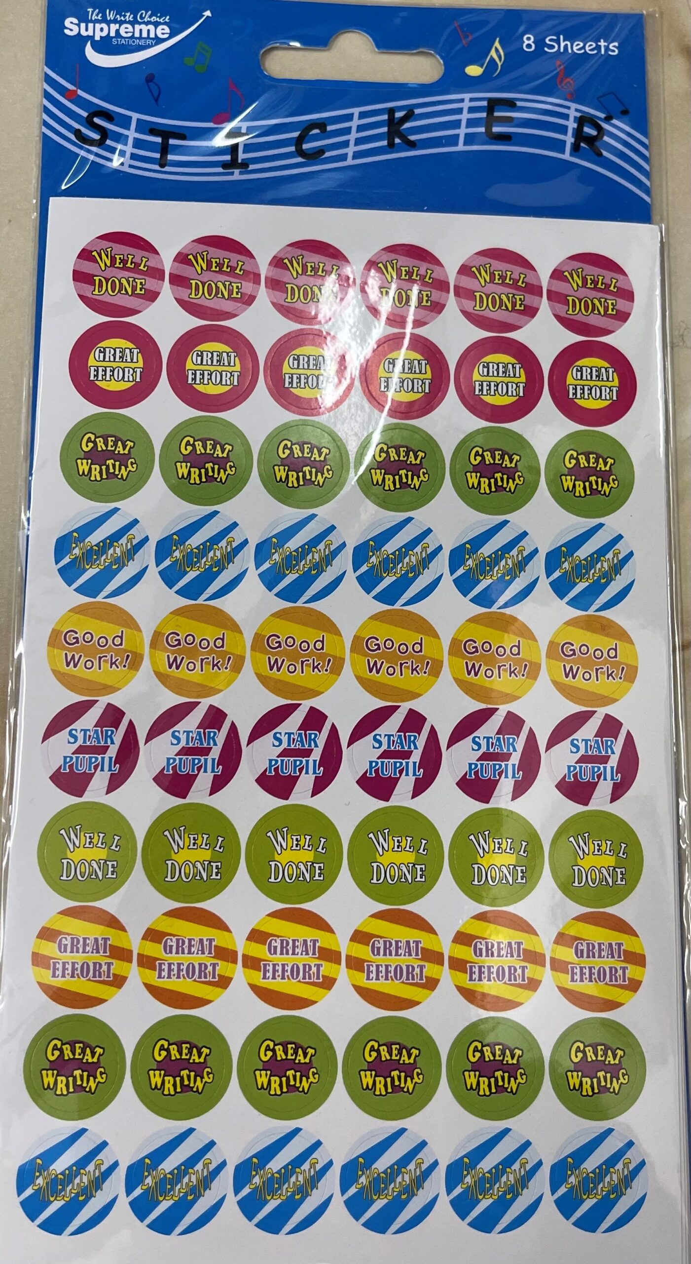 Supreme Encouragement Stickers