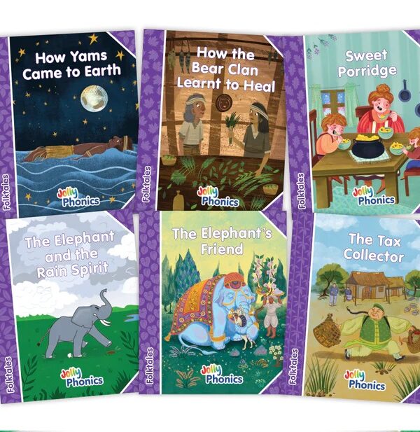 Jolly Phonics Folktales Readers - Purple Level (6 titles)
