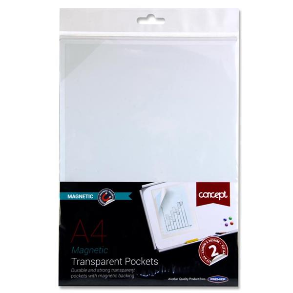 Concept 2pk Magnetic Transparent Pockets