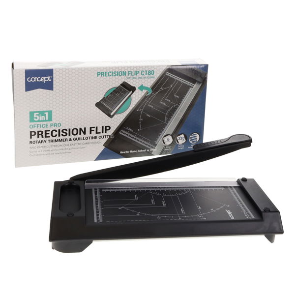 Concept 5 in 1 Precision Flip Rotary Trimmer & Guillotine
