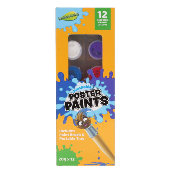 World of Colour Poster Paint Set (12)