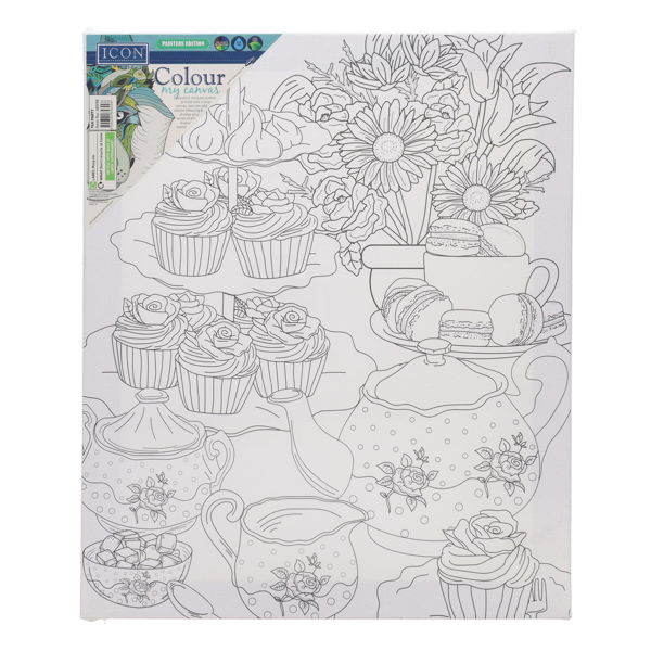 Icon Colour My Canvas- Tea Party