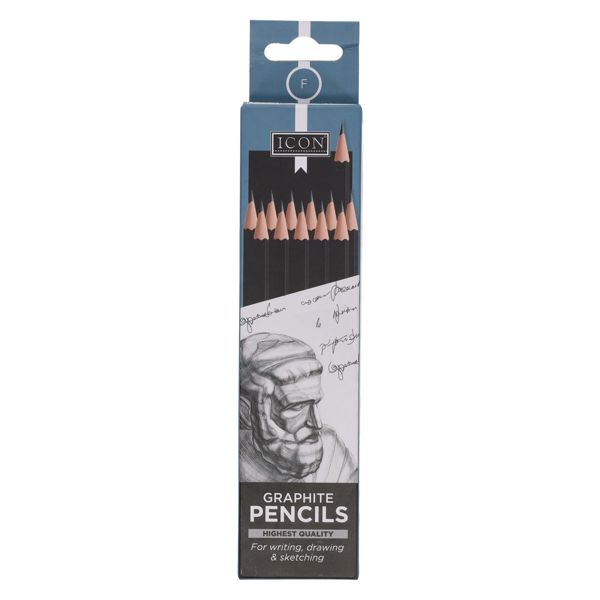 Icon Graphite Pencils (12)- F