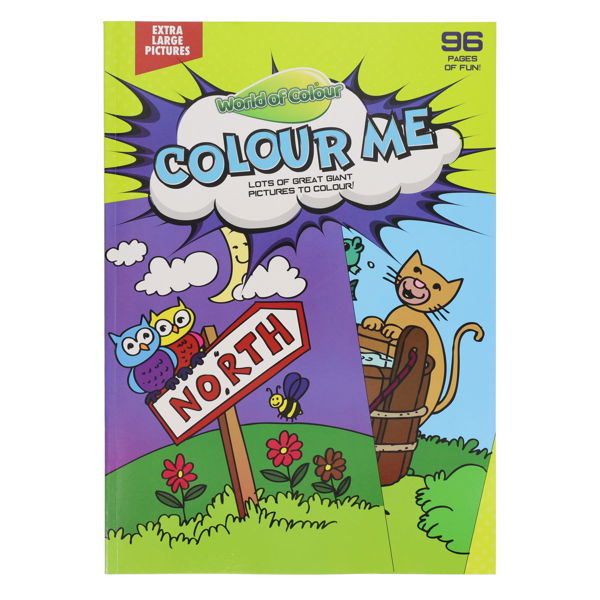 WOC- Colour Me Colouring Book- A3