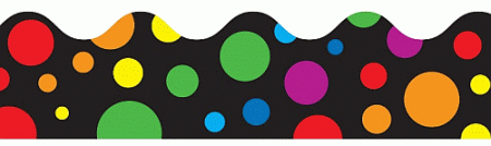 Trimmer Big Rainbow Dots