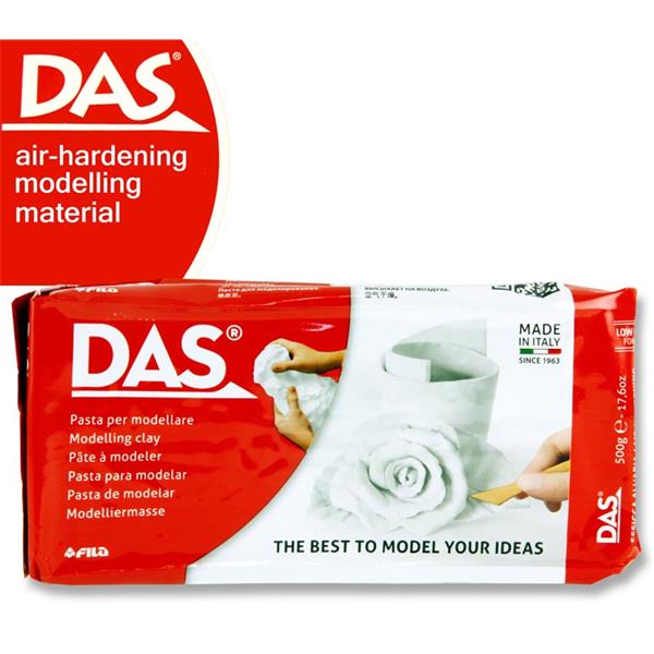 Das Air Hardening Modelling Clay White 500g