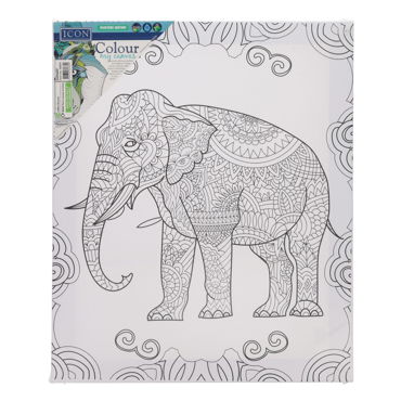Icon Colour My Canvas- Elephant