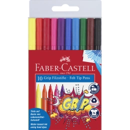 Faber Castell Grip Felt Tip Pens (10)