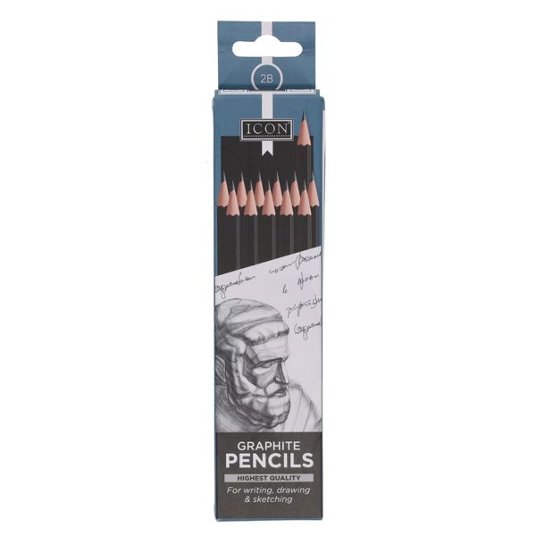 Icon Graphite Pencils (12)- 2B