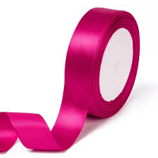 Magenta Silk Ribbon- 6mm