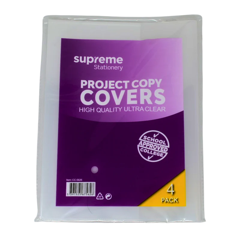 Supreme Project Copy Cover 4pk Clear