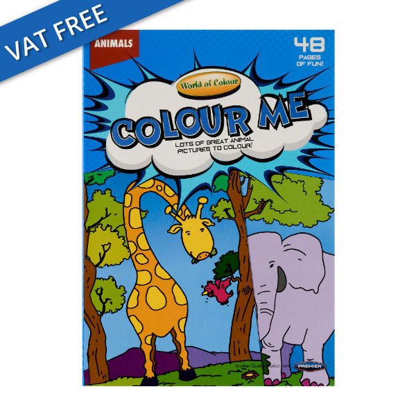 WOC- Colour Me Colouring Book- Animals