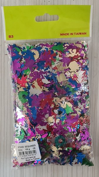 Christmas Sequins- 100g
