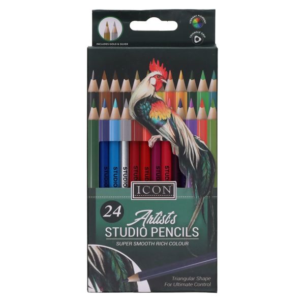 Icon Artists Studio Pencils (24)
