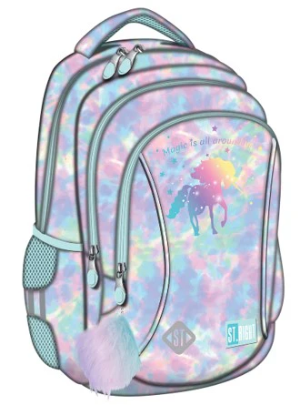 St Right 15in Magic Unicorn Backpack BP-26