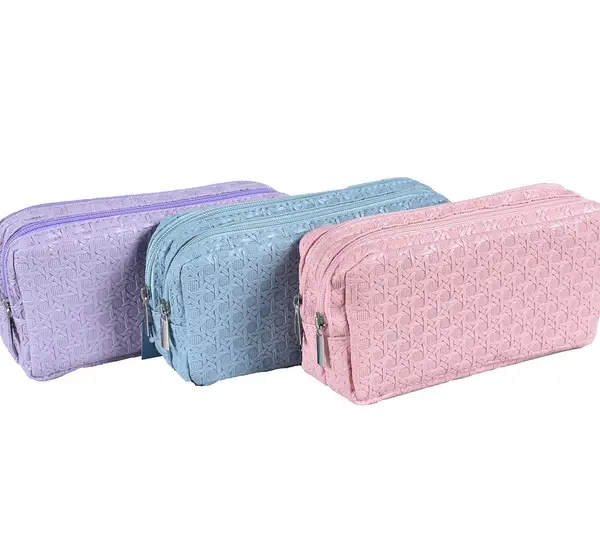 Supreme Weave Double Zip Pencil Case PC-7734