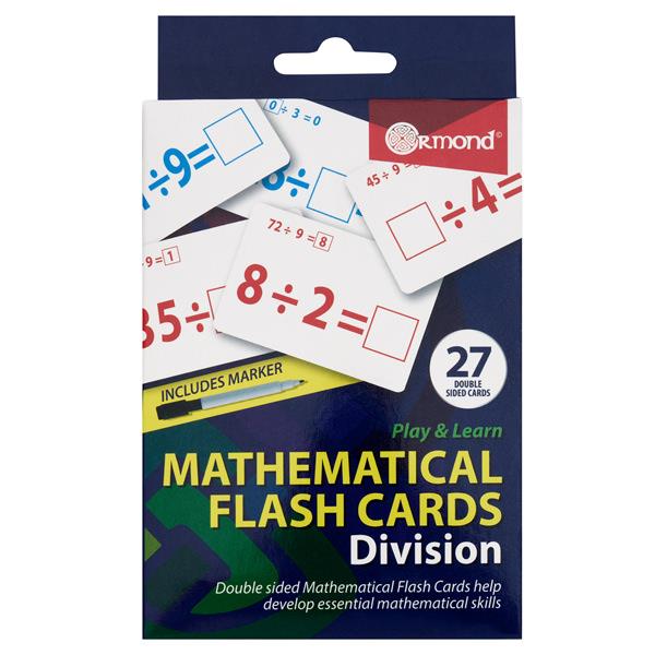 Ormond Flash Cards- Division (27)
