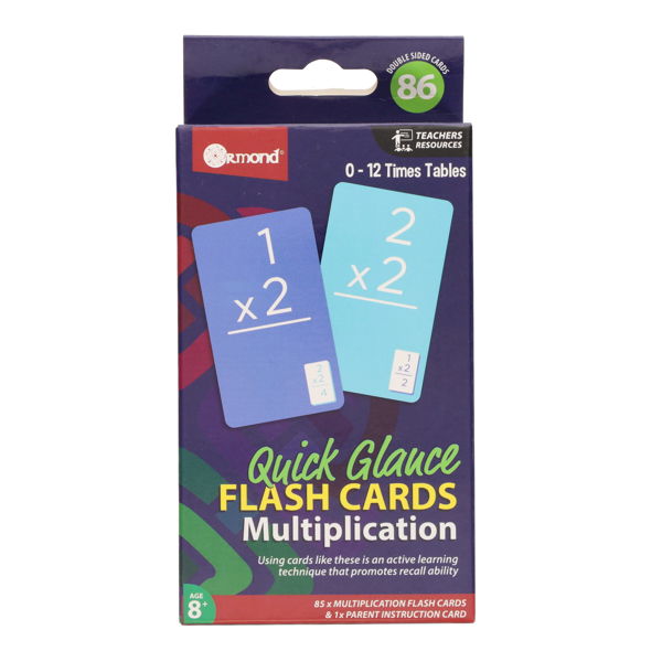 Ormond Flash Cards- Multiplication (86)