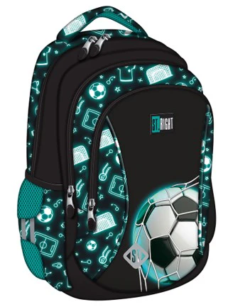 St Right 15in Neon Football Backpack BP-26