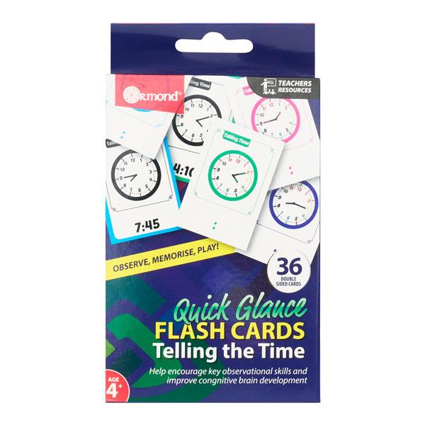 Ormond Flash Cards- Telling Time (36)