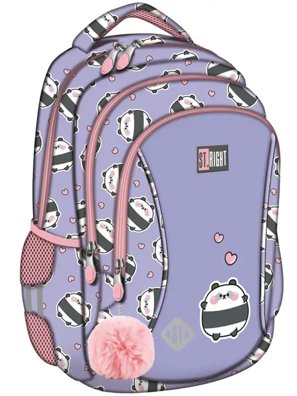 St Right 15in Happy Panda Backpack BP-26