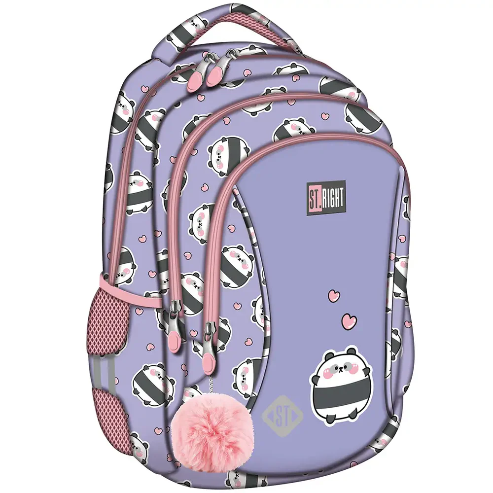 St Right 15in Happy Panda Backpack BP-26