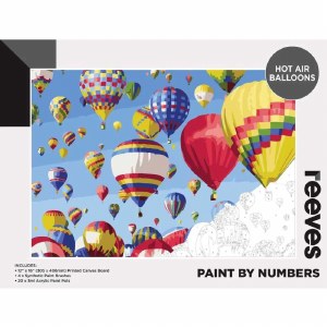 Reeves 12x16" Paint By Numbers- Hot Air Balloon