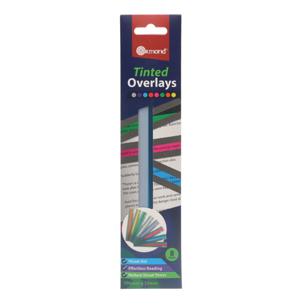Ormond Tinted Overlays 190mmX32mm (8)