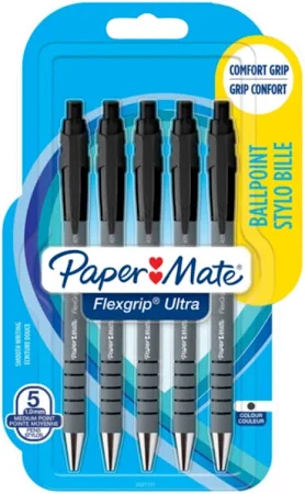 PaperMate Flex Grip Ultra (5) Black