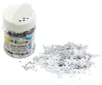 Star Glitter- Silver 100,000pc