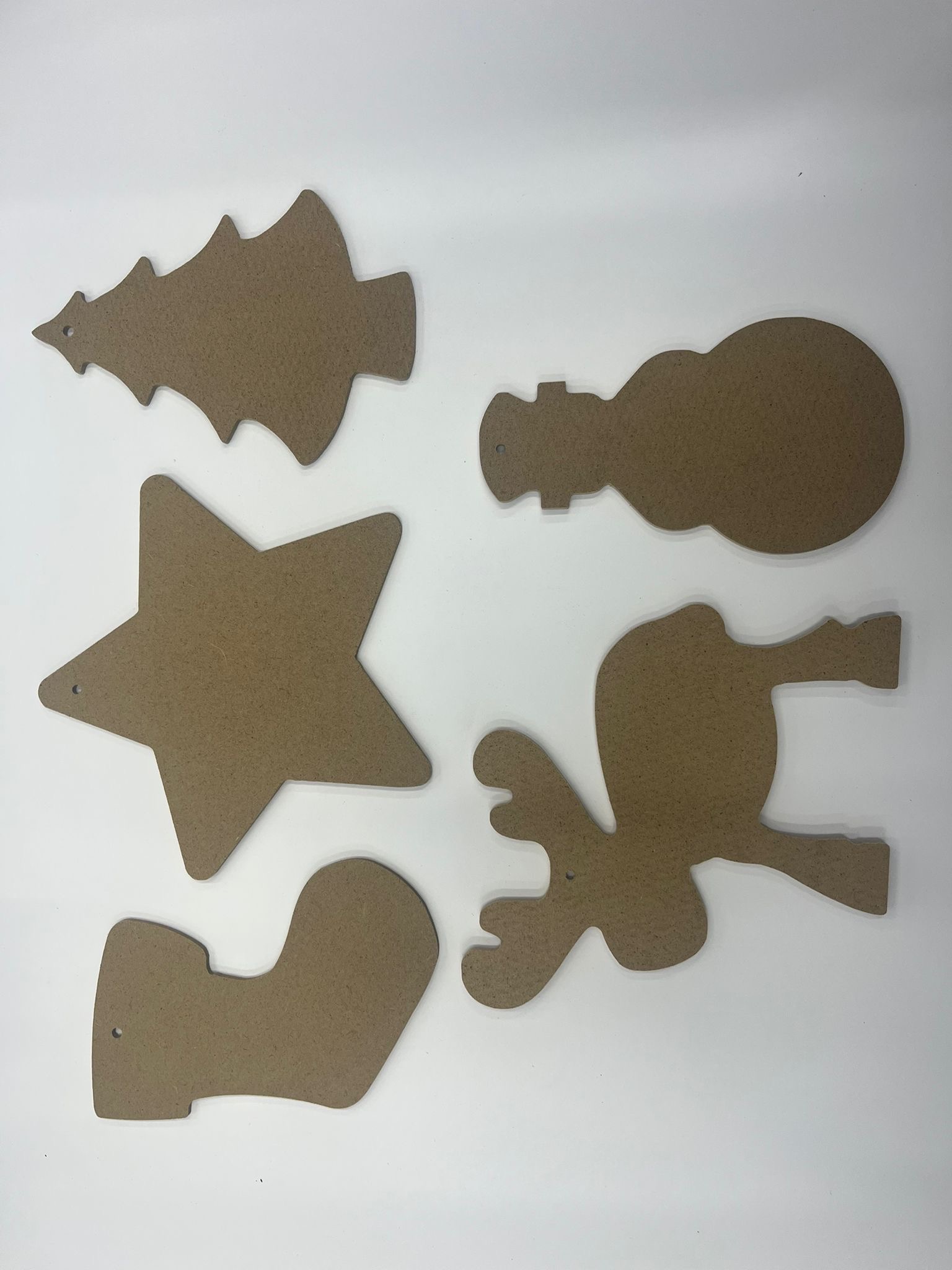Wooden Christmas Decorations 14cm (50)