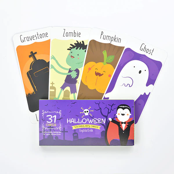 Halloween Vocabulary Cards English/Irish (31pc)