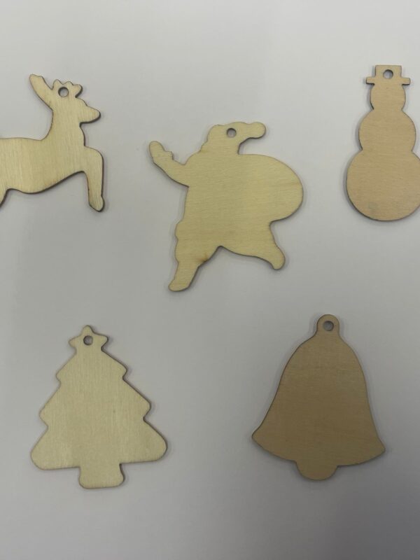 Wooden Christmas Decorations And String (54)