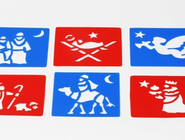 Christmas Stencils 15cm- Nativity (6)