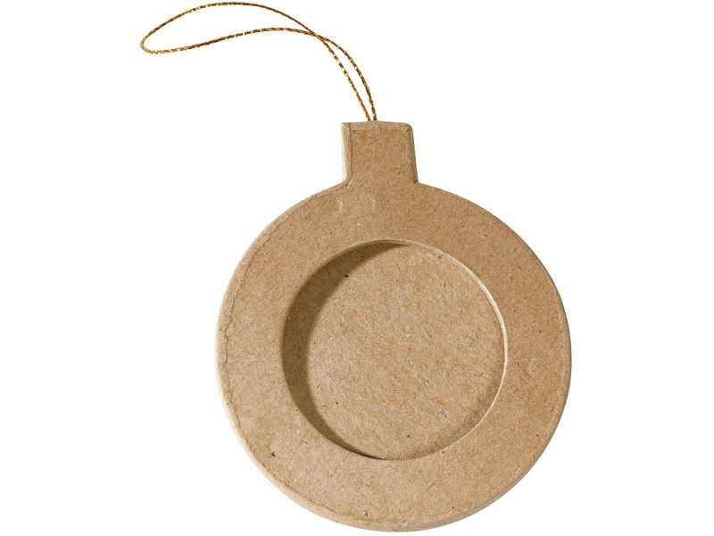 Round Hanging Bauble Frame Decoration 9.5cm