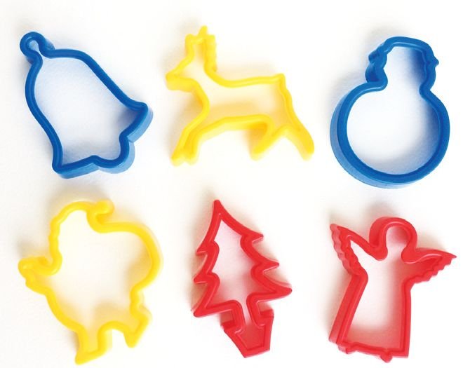 Christmas Cutters 9cm (6)