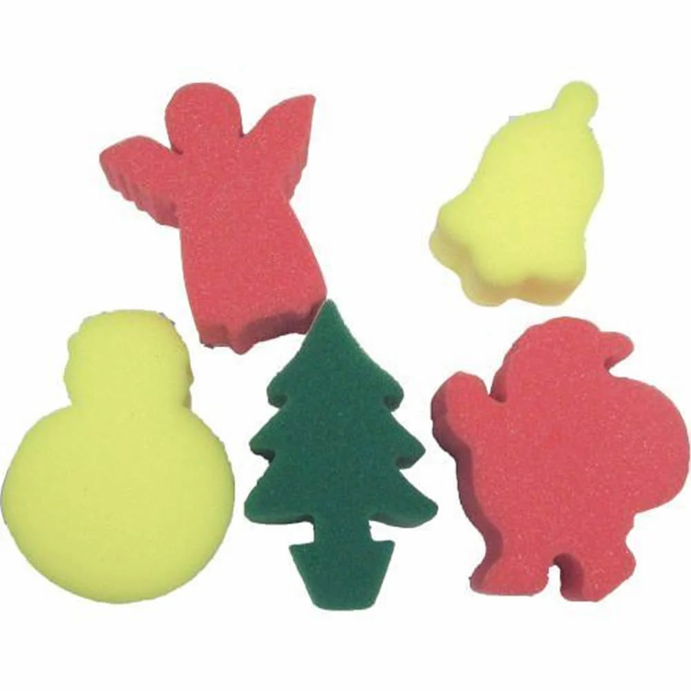 Christmas Sponges assorted (5)