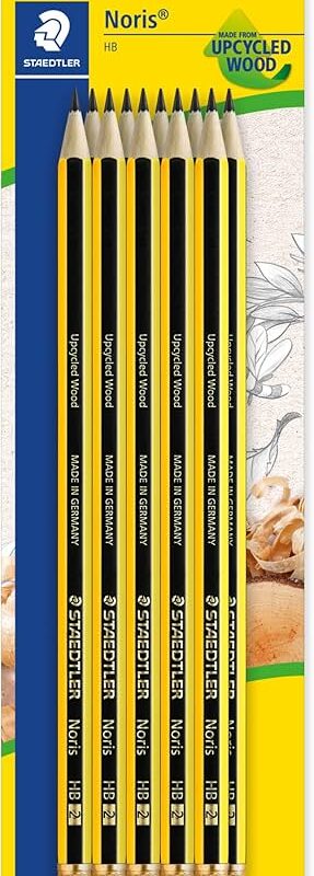 Staedtler Noris Eraser Tipped HB Pencils (10)