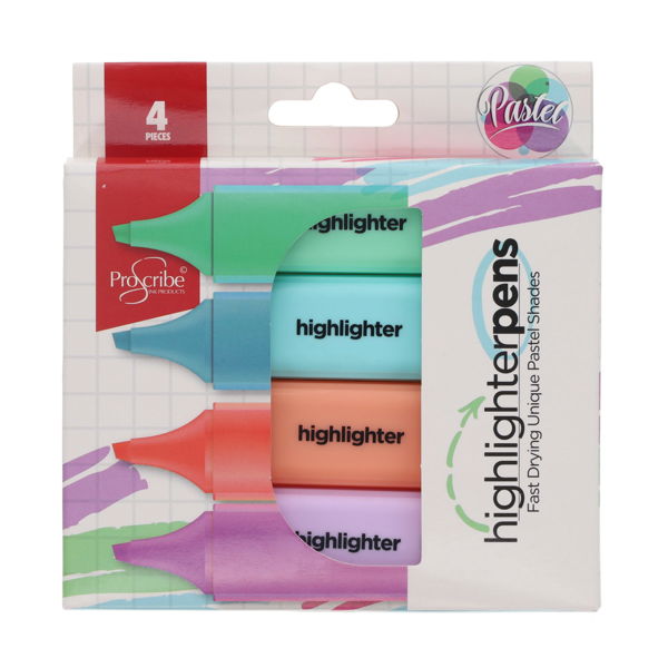 Proscribe Pastel Highlighters (4)