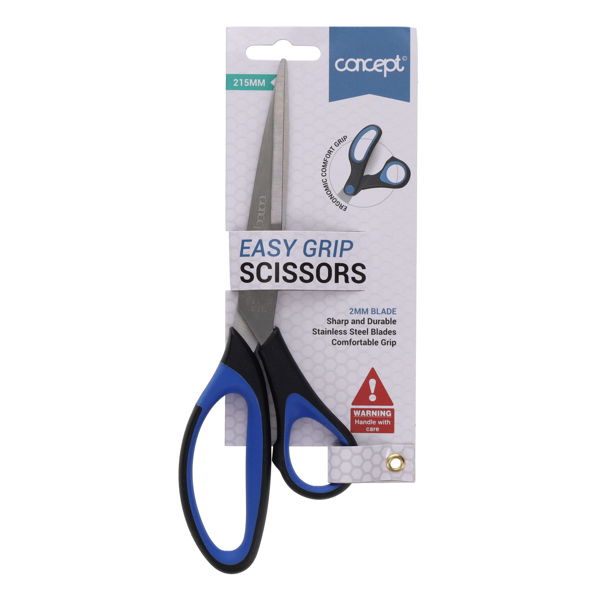 Concept 21.5cm Easy Grip Scissors