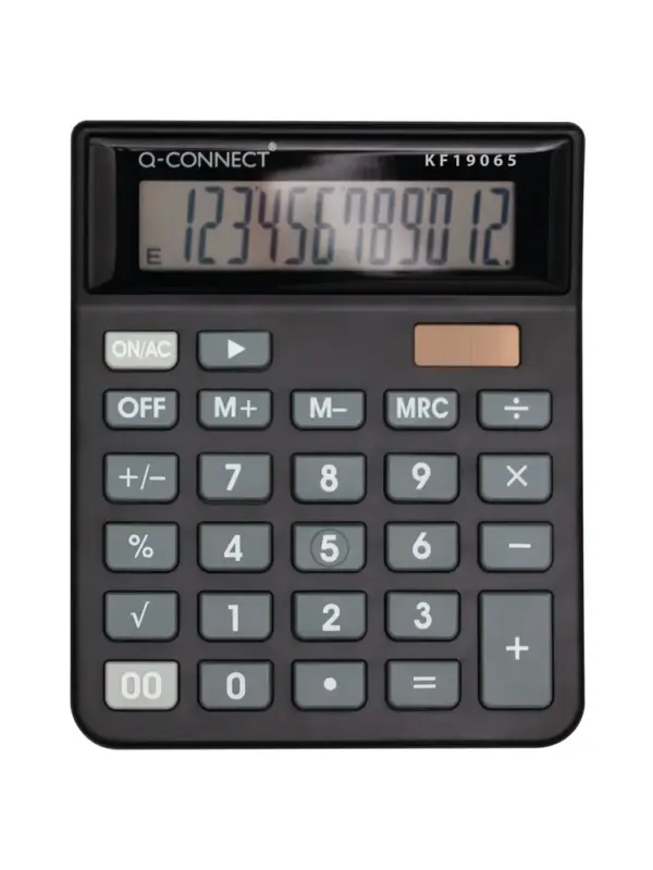 Q Connect 12 Digit Tabletop Calculator KF19065
