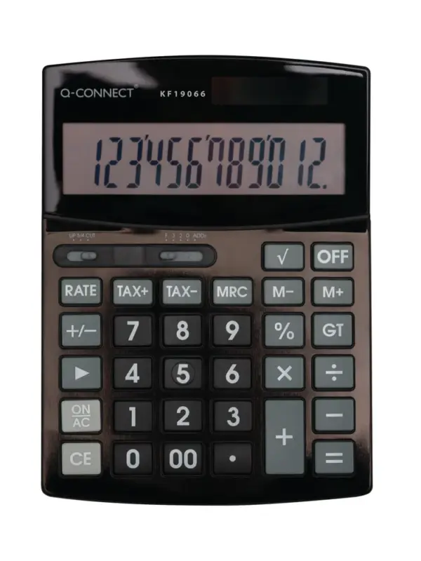 Q Connect 12 Digit Business Desktop Calculator KF19066