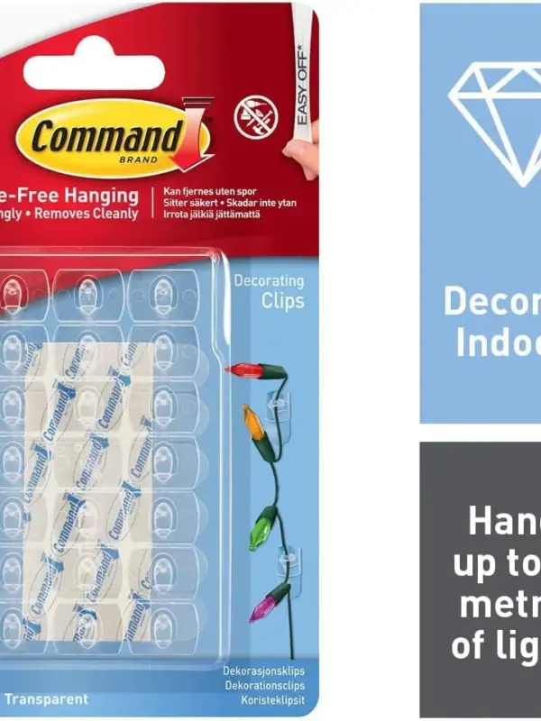 3M Command Decoration Clips (20)