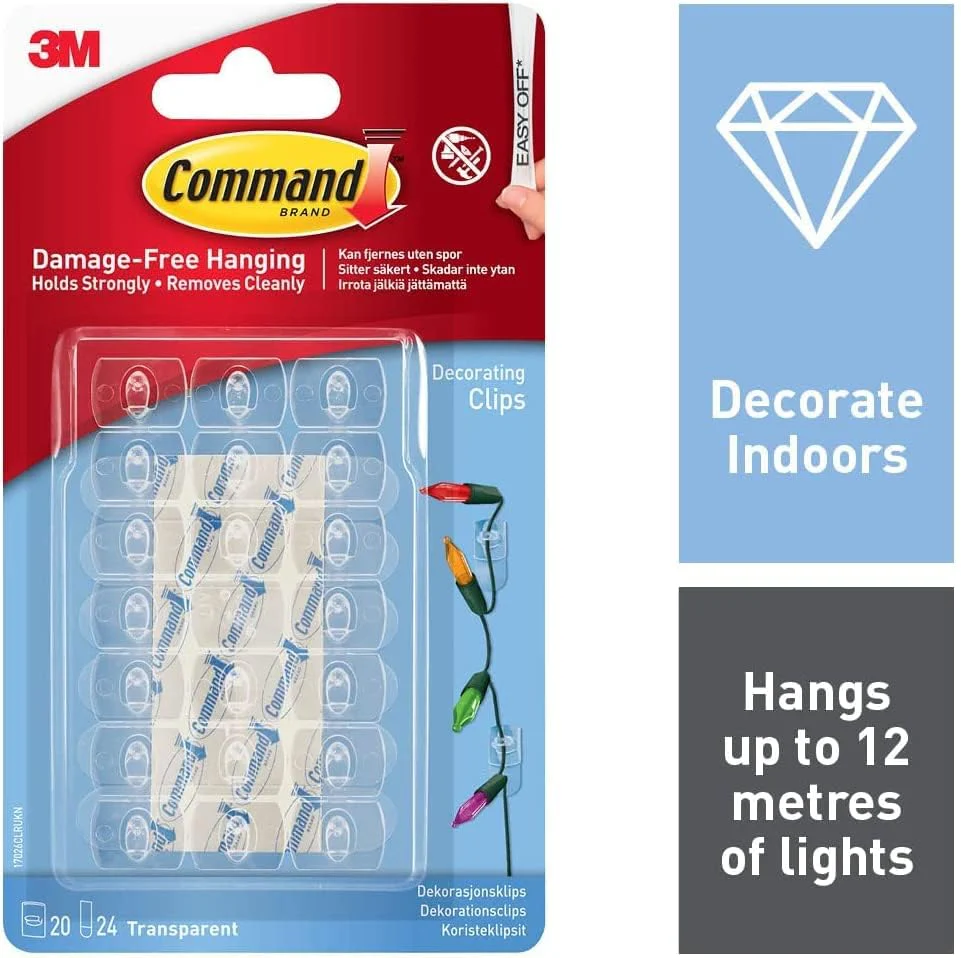 3M Command Decoration Clips (20)
