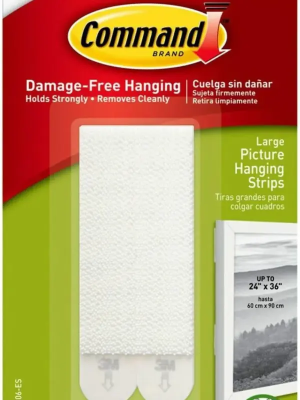 3M Command Picture Hanging Strips - Large (4 Pairs)