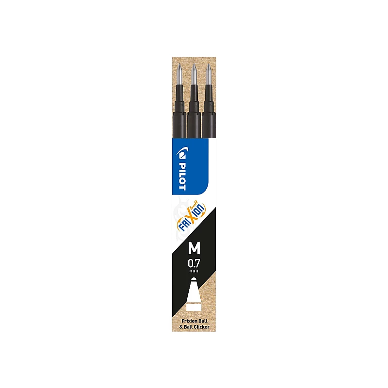 Pilot FriXion Rollerball Pen Refill Black (3)