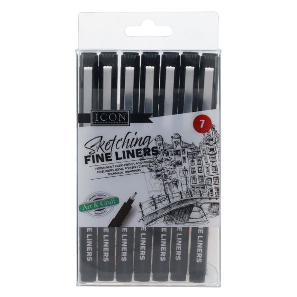 Icon Sketching Fineliner Pens (7)