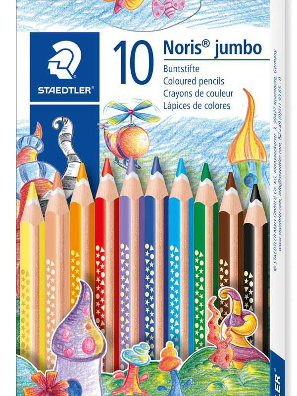 Staedtler Noris Jumbo Colouring Pencils (10)